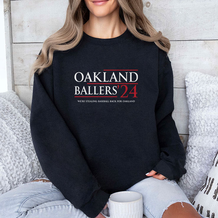 Oakland Ballers ’24 Were Stealing Baseball Back For Oakland Shirt