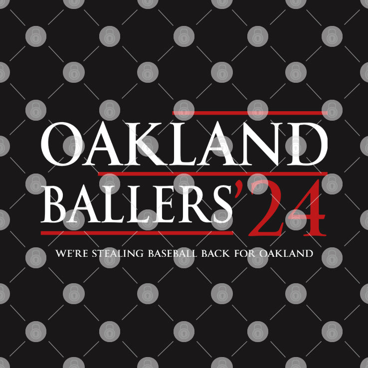 Oakland Ballers ’24 Were Stealing Baseball Back For Oakland Shirt