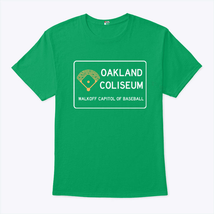 Oakland Coliseum Walkoff Capital Of Baseball T Shirt