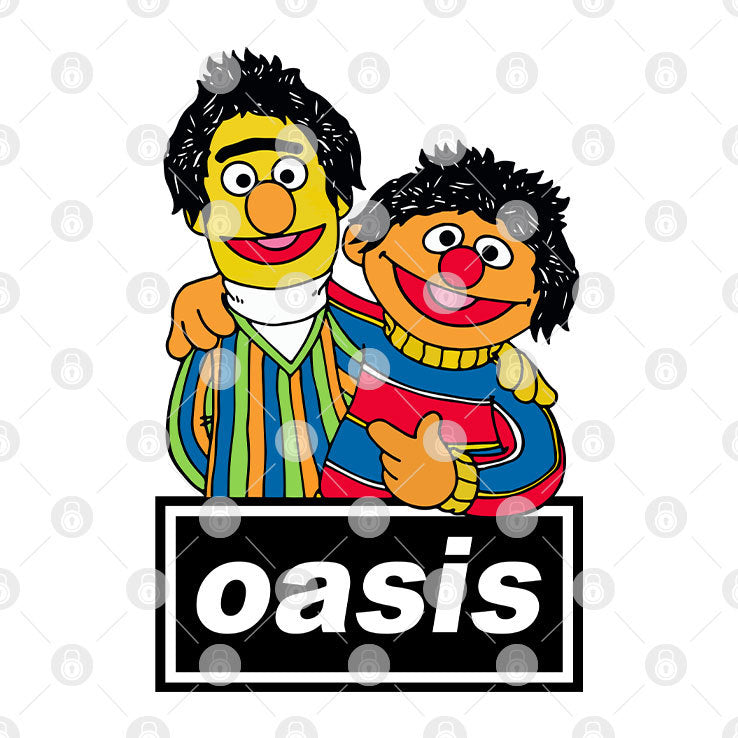 Oasis Bert And Ernie Shirt