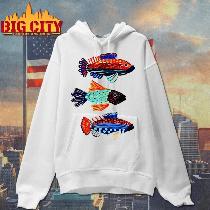 Ocean Fish Trio Washed Shirt