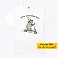 Off To Commit Frog Custom Text T Shirt
