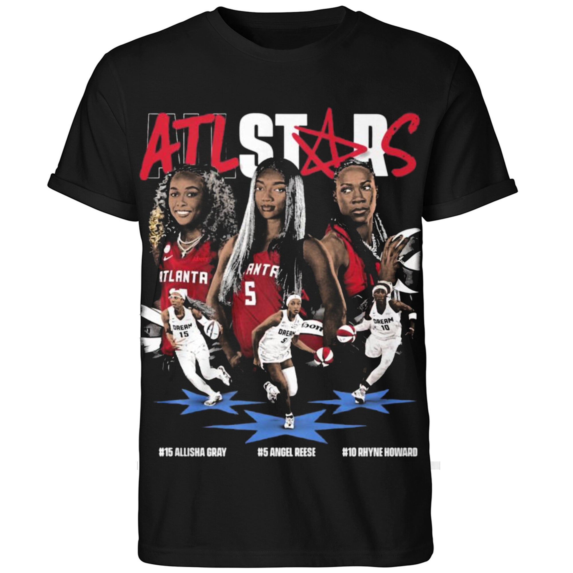 Atlanta Stars Allisha Gray Angel Reese Rhyne Howard Shirt