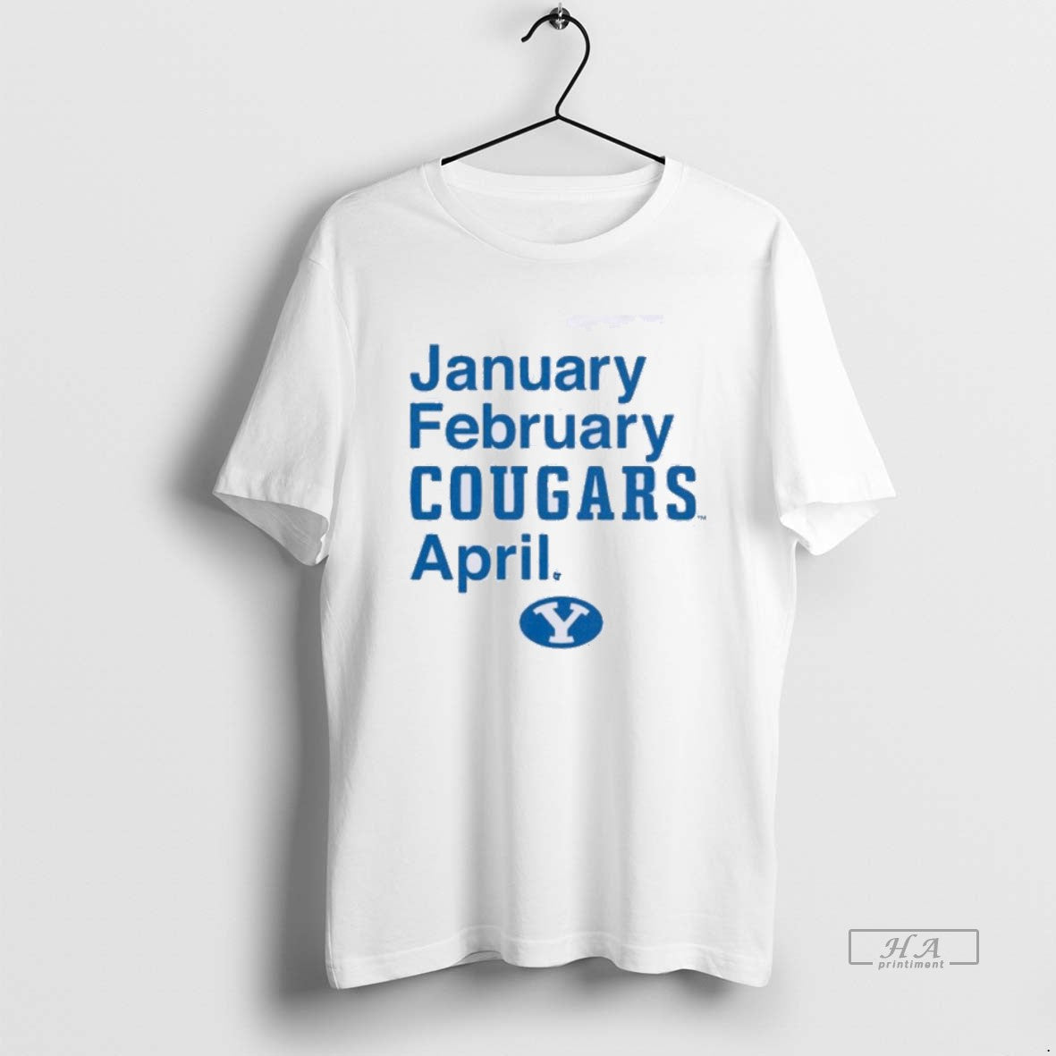 Official Byu Basketball January February Cougars April T-Shirts
