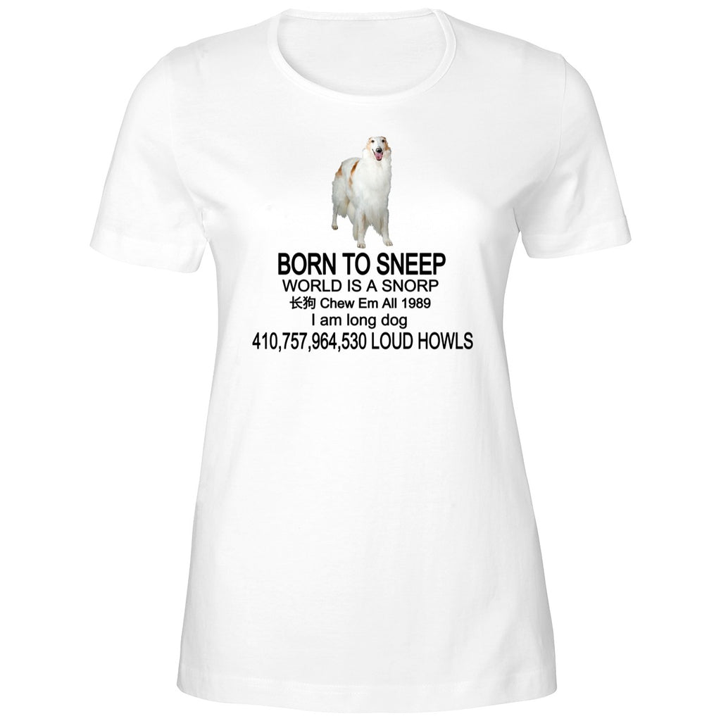 Born To Sneep World Is A Snorp Chew Em All 1989 Shirt