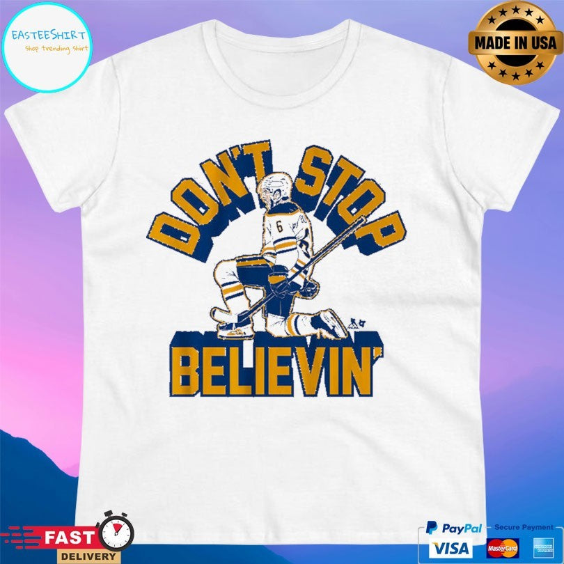 Buffalo Sabres Zach Benson Don’t Stop Believin’ T-shirt