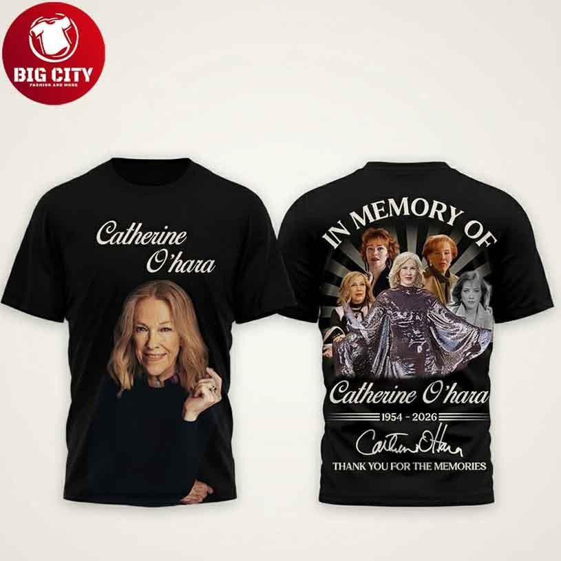 Official Catherine Ohara Tribute In Memory Of Legend 2026 Two Sided Shirt