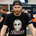 Coots 3.8% Bernie Parent Mask Flyers Believe Shirt