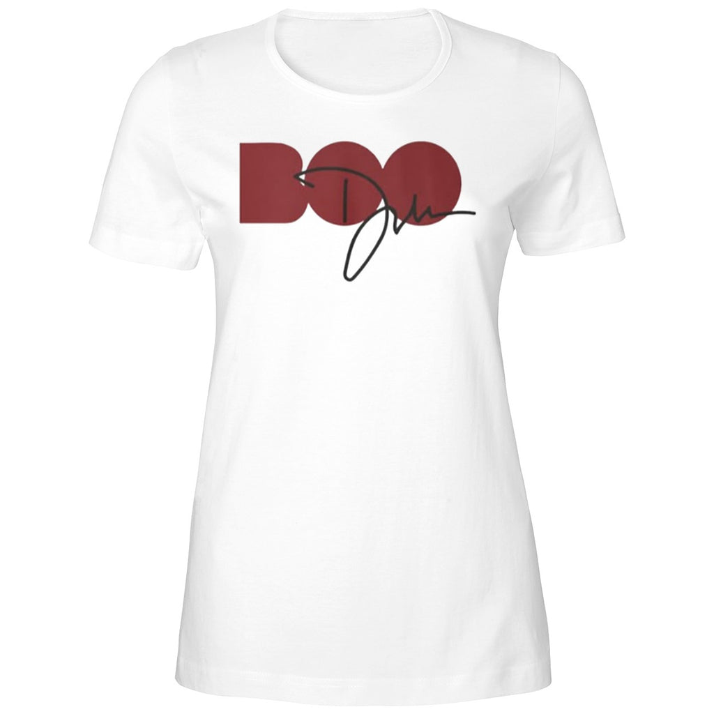 Dawn Staley Wearing Boo Shirt