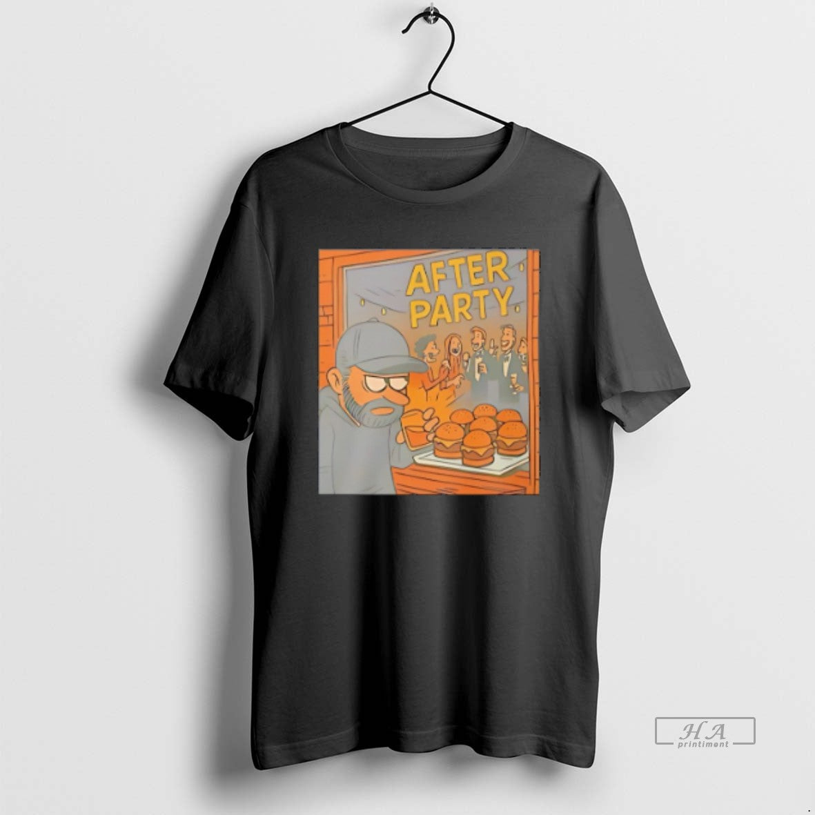 Official Dax Harwood Wearing After Party Burger T-Shirts