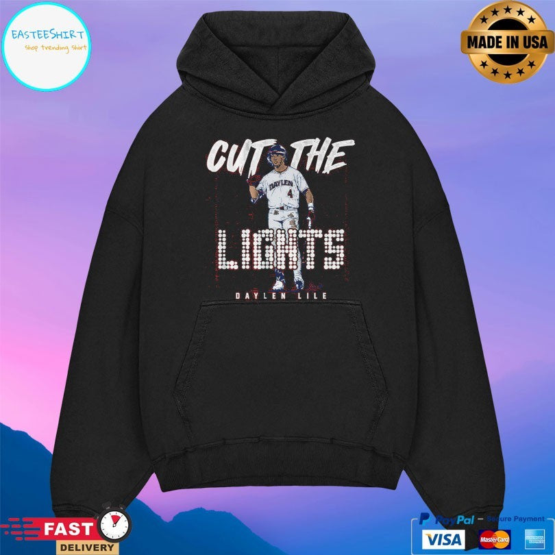 Daylen Lile Washington Nationals Cut The Lights T-shirt