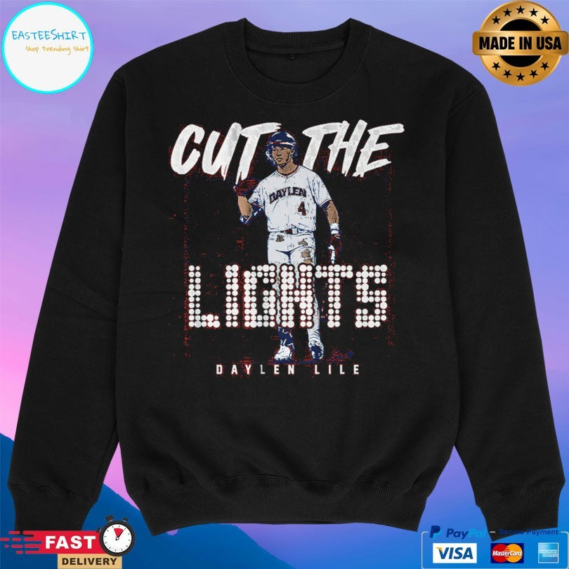 Daylen Lile Washington Nationals Cut The Lights T-shirt