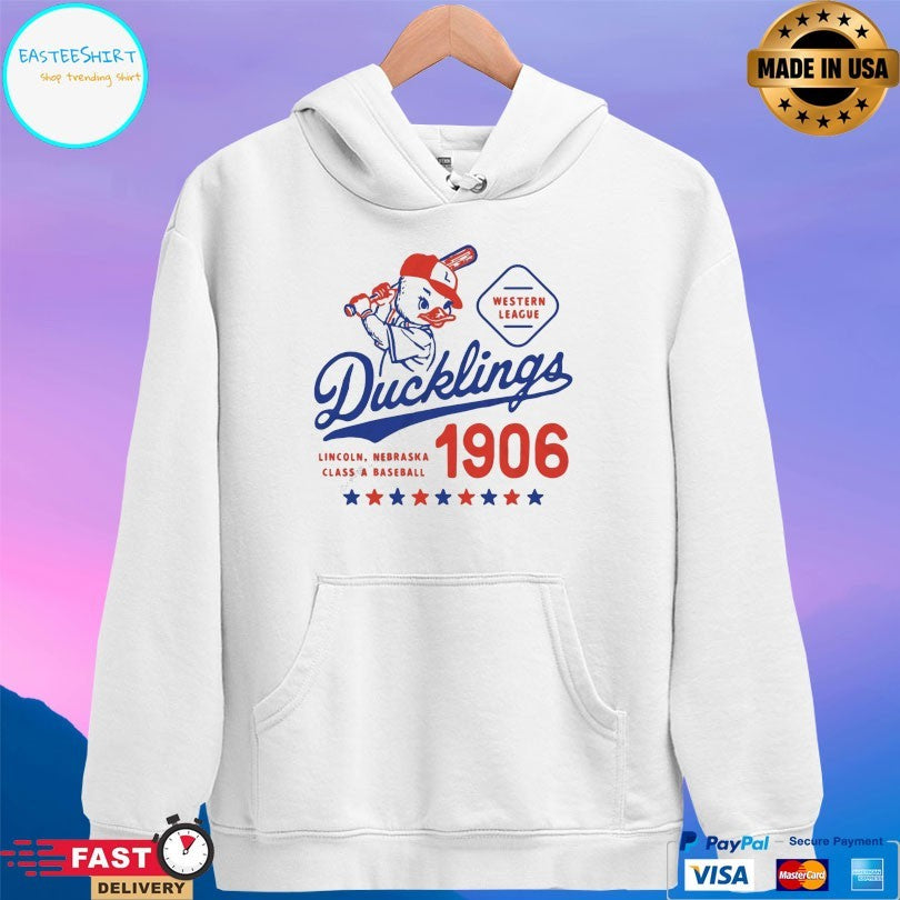 Ducklings Western League Lincoln Nebraska Class A Baseball 1906 T-shirt