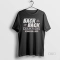 Official Georgia Bulldogs 2025 Sec Champions Back Back T-Shirts
