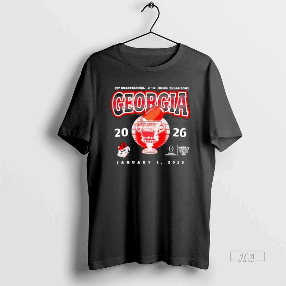 Official Georgia Bulldogs Football 2026 Sugar Bowl Classic T-Shirts