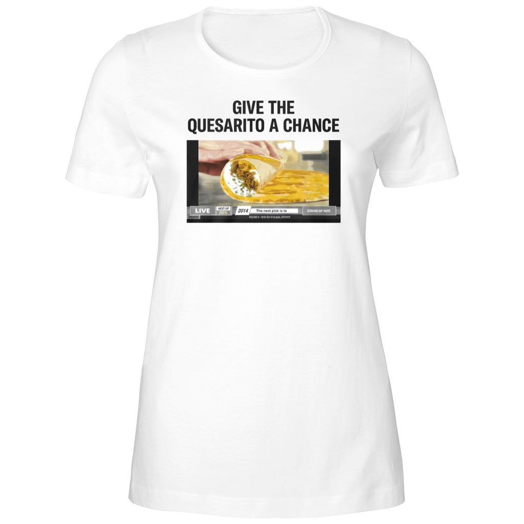 Give the Quesarito a chance at Ball Arena Shirt