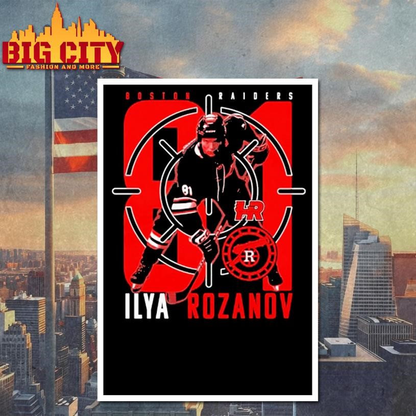 Official Heated Rivalry Ilya Rozanov Boston Raiders 81 Shirt
