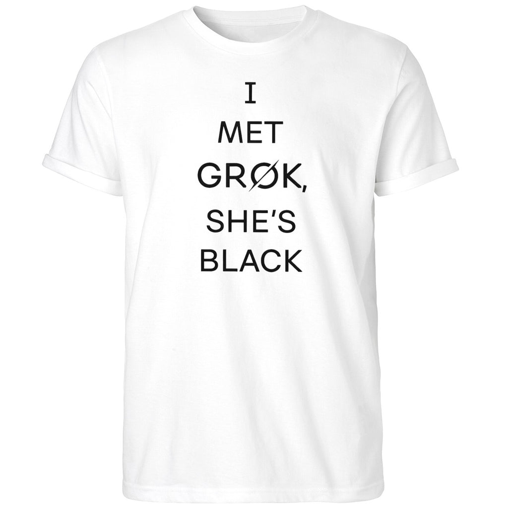 I Met Grok She’s Black Shirt