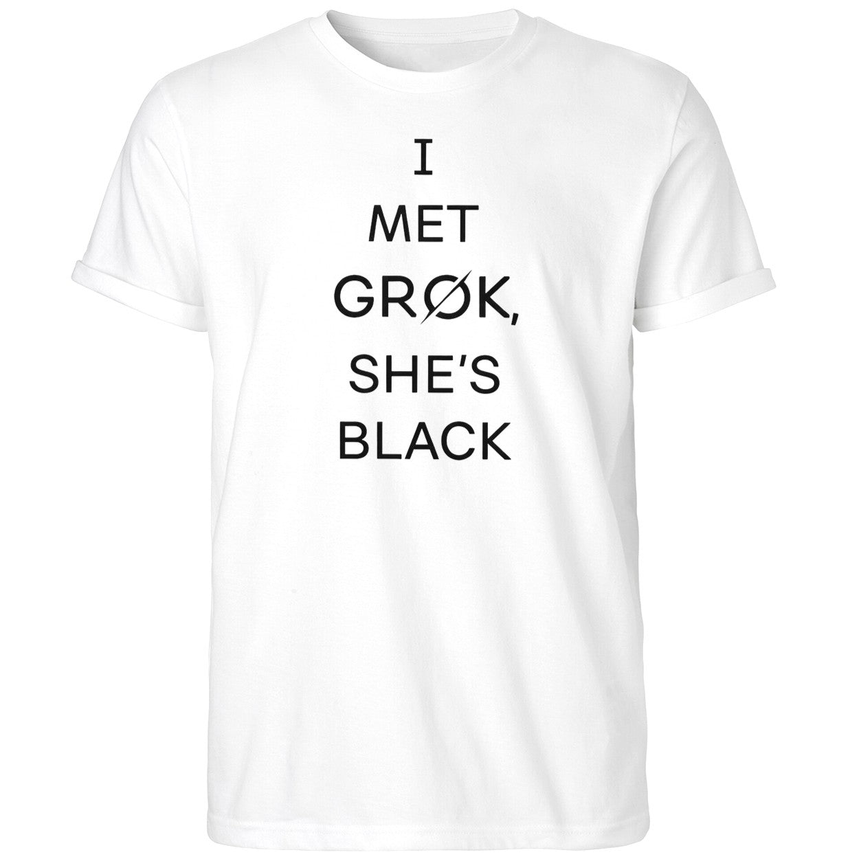 I Met Grok She’s Black Shirt