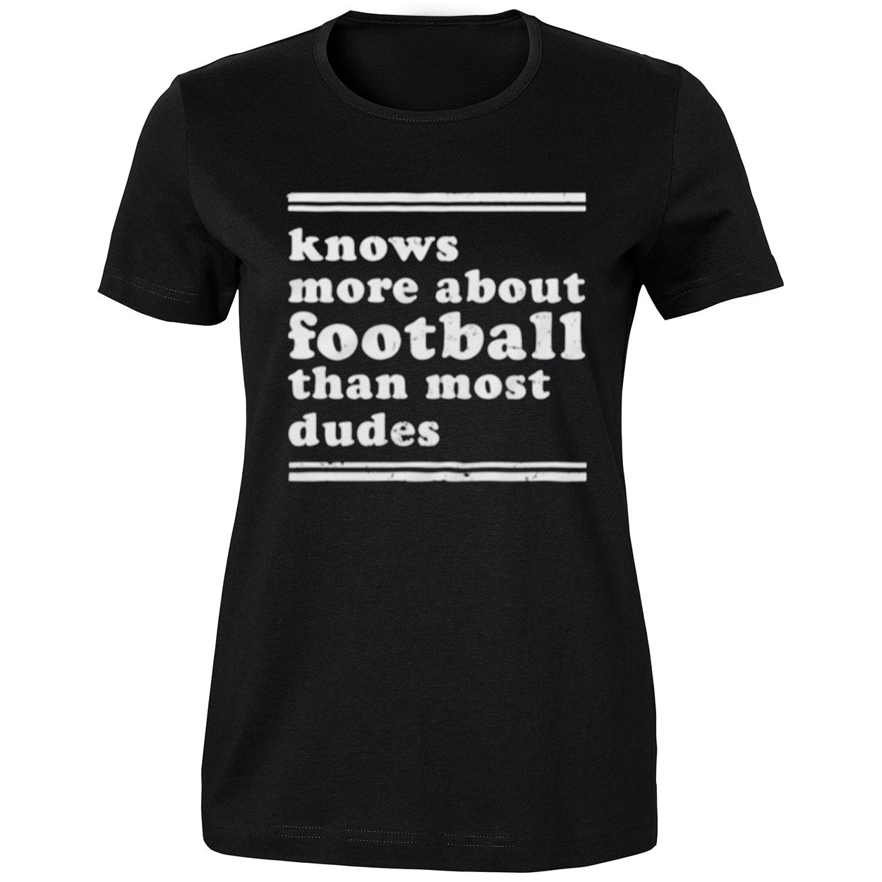 Knows More About Football Than Most Dudes Shirt