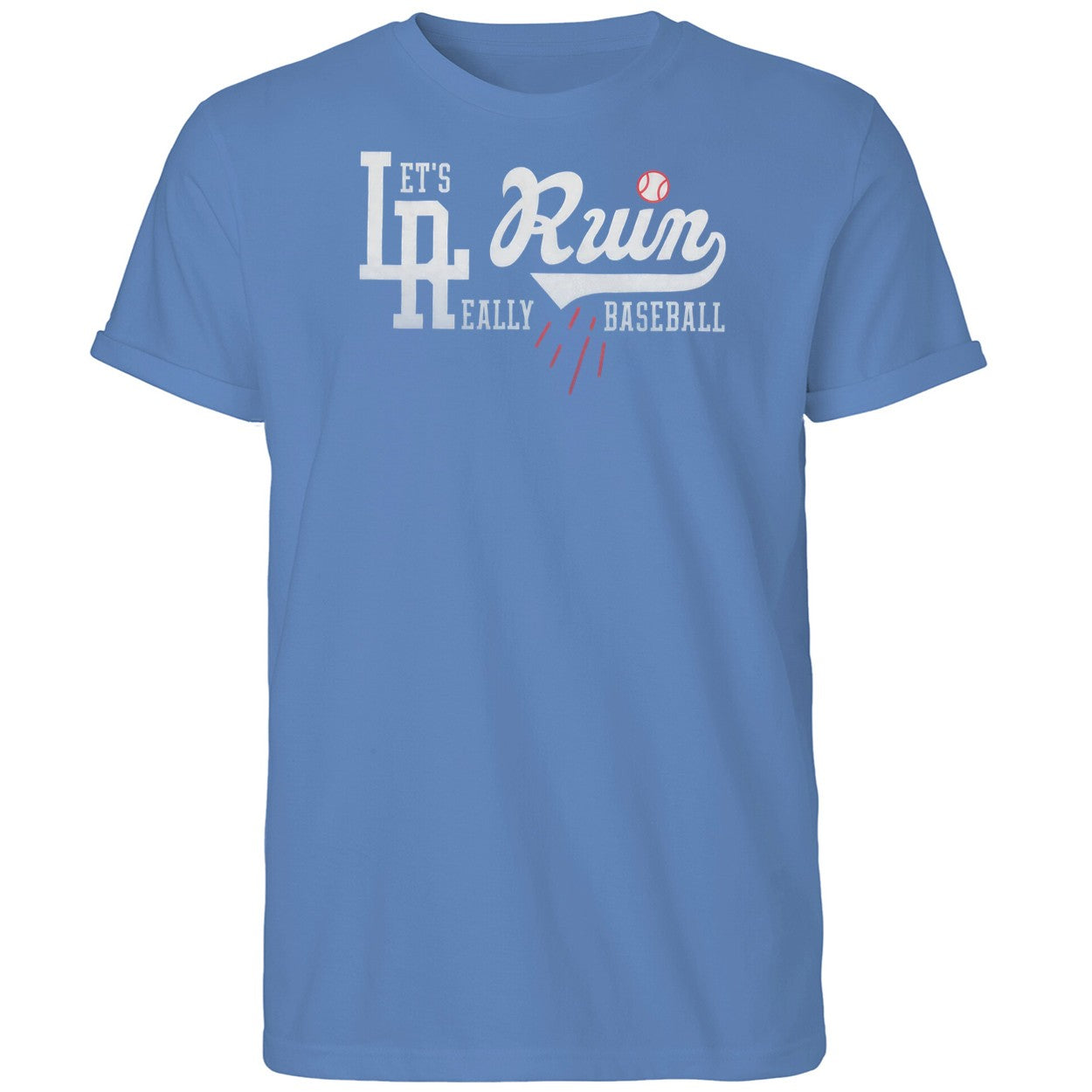 LA Run Let’s Run Really Baseball Dodgers Shirt