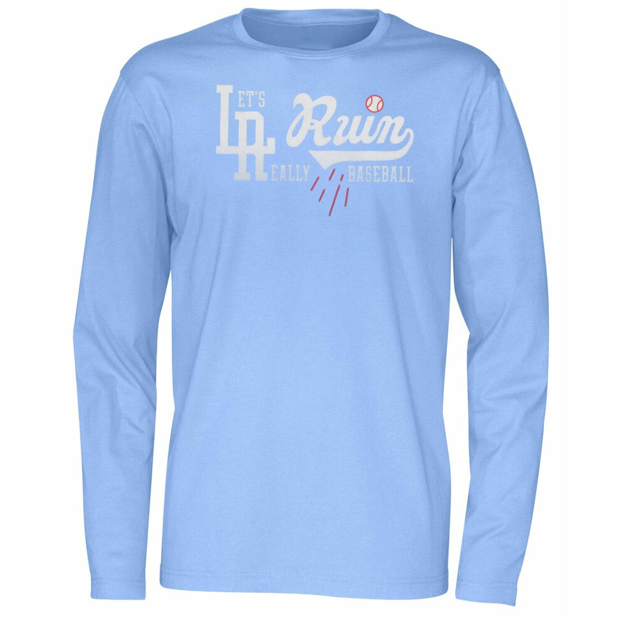 LA Run Let’s Run Really Baseball Dodgers Shirt