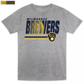 Milwaukee Brewers Boys Gray Shirt