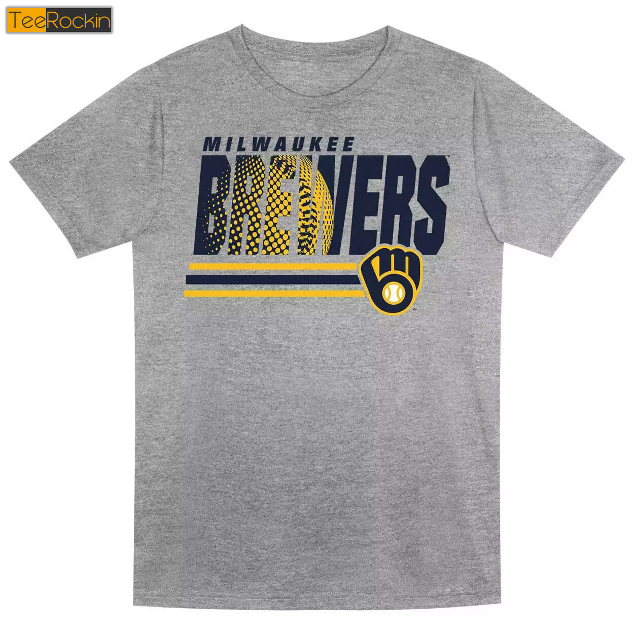 Milwaukee Brewers Boys Gray Shirt