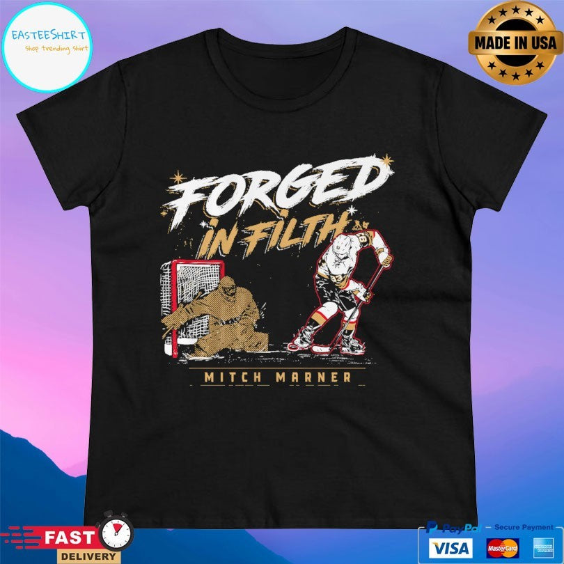 Mitch Marner Vegas Golden Knights Forged In Filth T-shirt