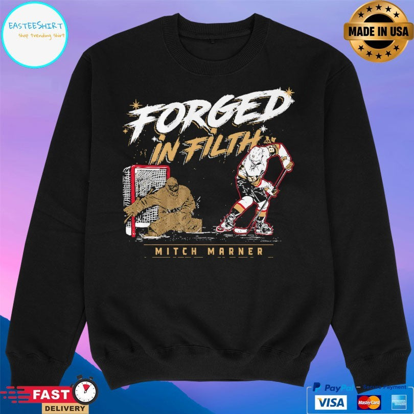 Mitch Marner Vegas Golden Knights Forged In Filth T-shirt