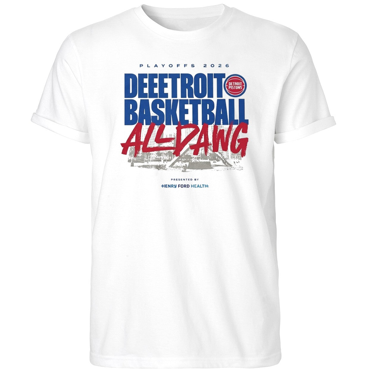 Playoffs 2026 Deeetroit Basketball All Dawg Shirt