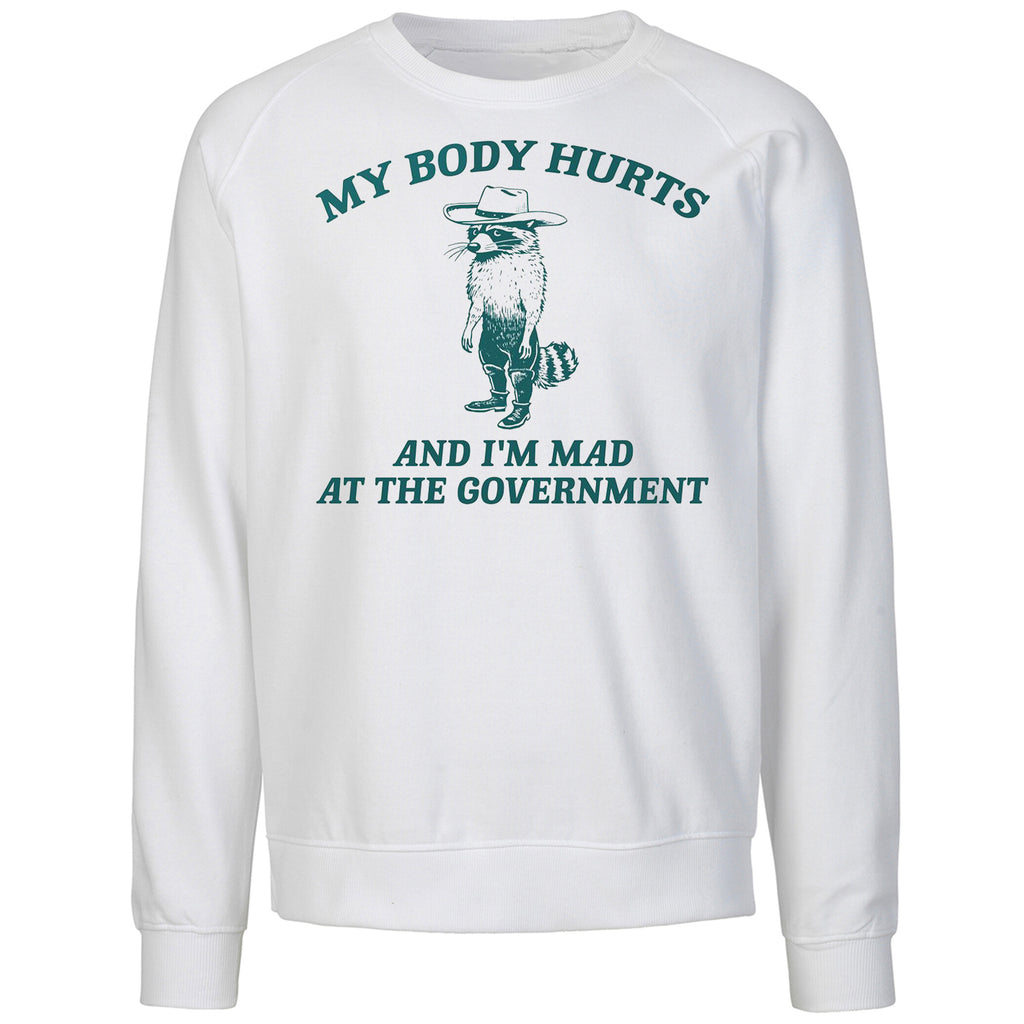 Racoon My Body Hurts And I’m Mad At The Government Shirt