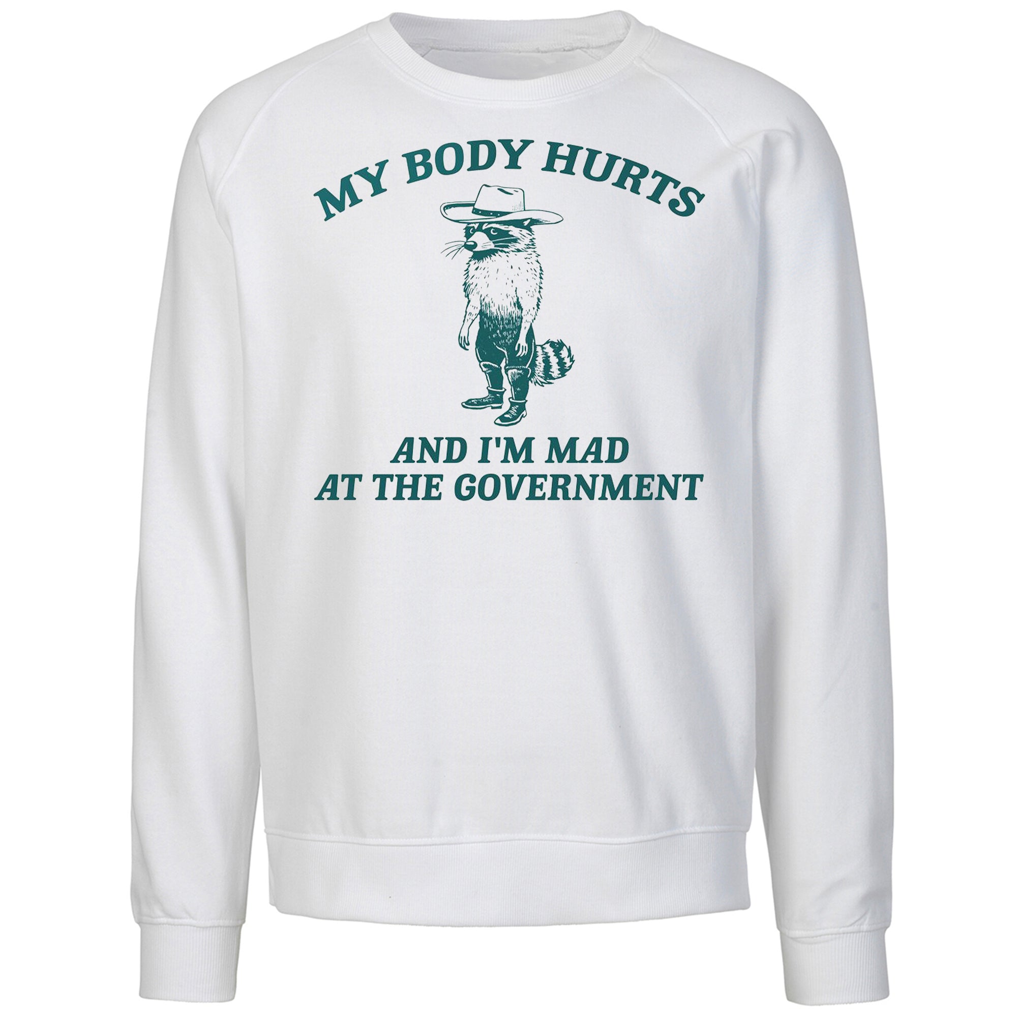 Racoon My Body Hurts And I’m Mad At The Government Shirt