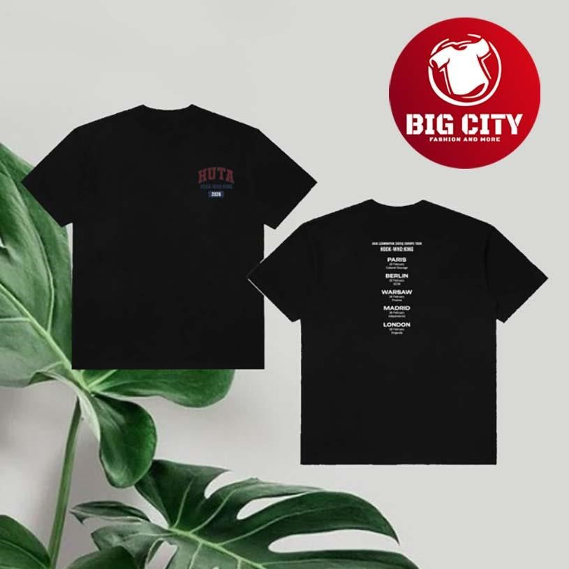 Official Rootcompany Lee Minhyuk Huta Europe Tour Two Sided Shirt