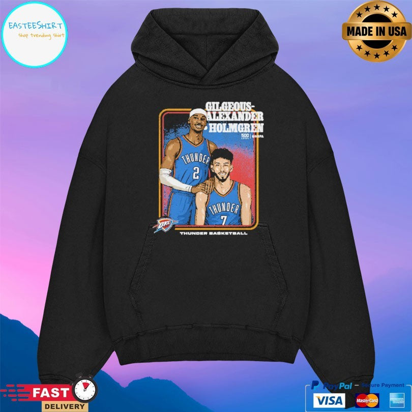 Shai Gilgeous-Alexander And Chet Holmgren Oklahoma City Thunder Basketball Step Brothers T-shirt