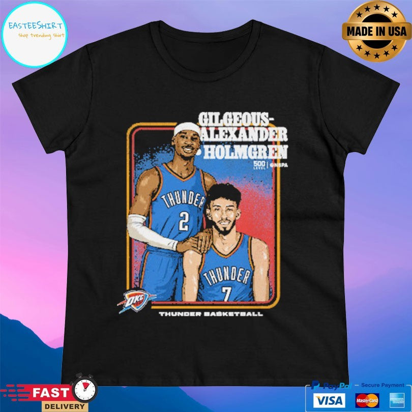 Shai Gilgeous-Alexander And Chet Holmgren Oklahoma City Thunder Basketball Step Brothers T-shirt