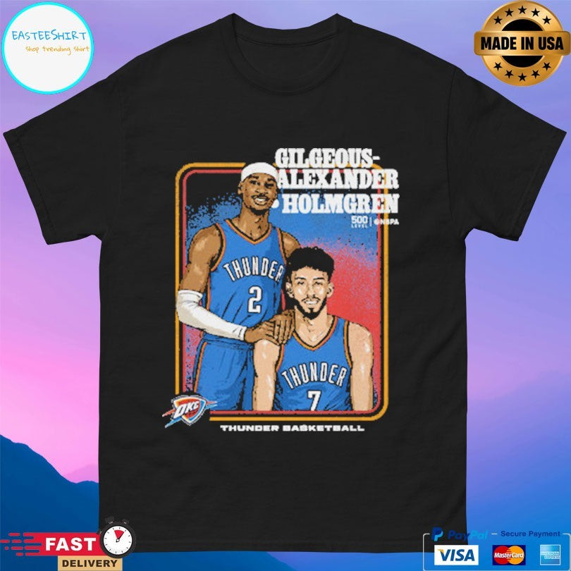 Shai Gilgeous-Alexander And Chet Holmgren Oklahoma City Thunder Basketball Step Brothers T-shirt