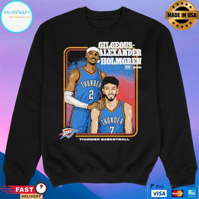 Shai Gilgeous-Alexander And Chet Holmgren Oklahoma City Thunder Basketball Step Brothers T-shirt