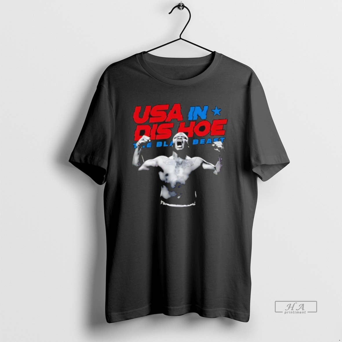 Official Usa Dis Hoe Derrick Lewis Black Beast T-Shirts
