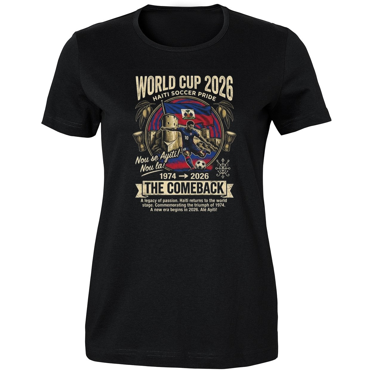 World Cup 2026 Haiti Soccer Pride The Comeback Shirt