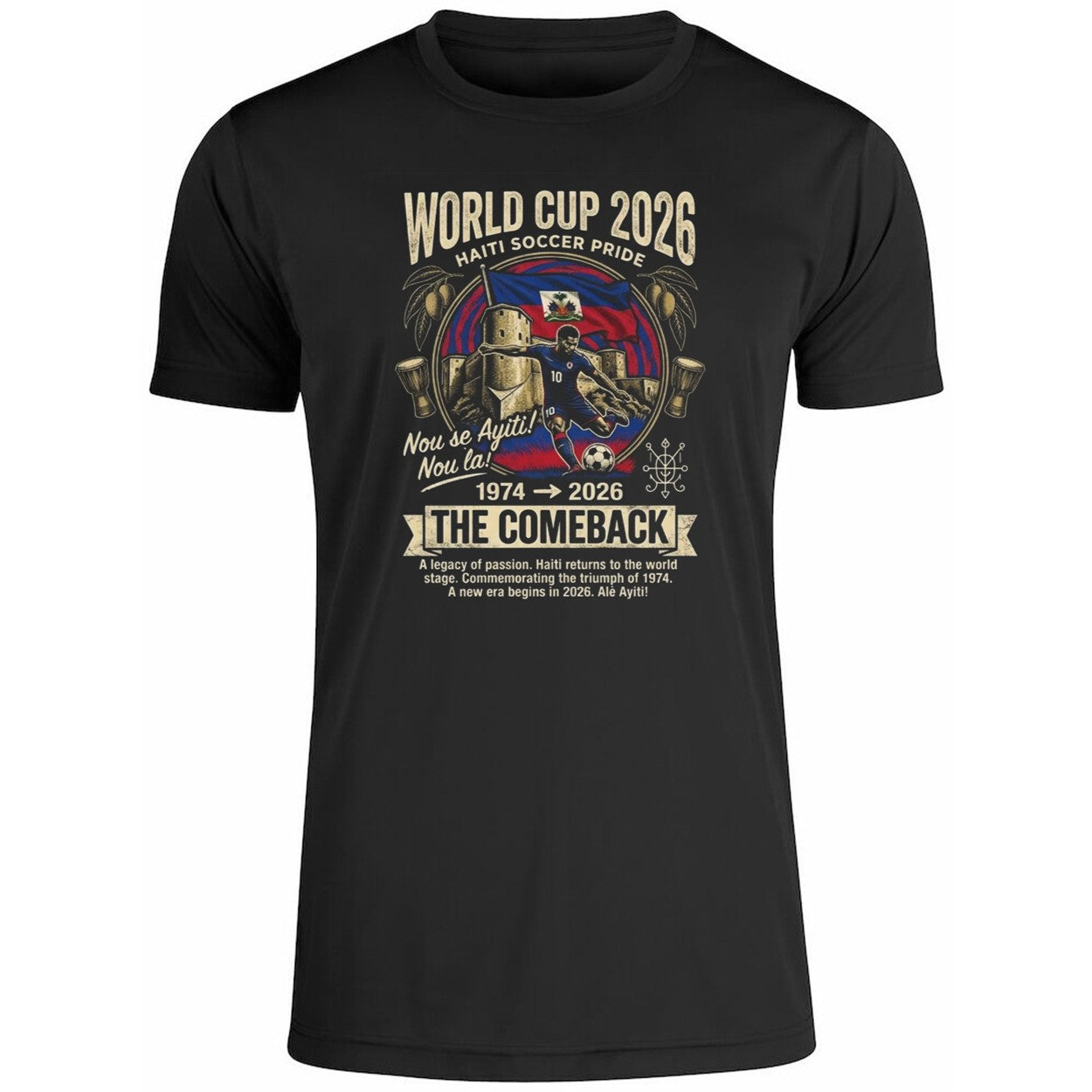 World Cup 2026 Haiti Soccer Pride The Comeback Shirt