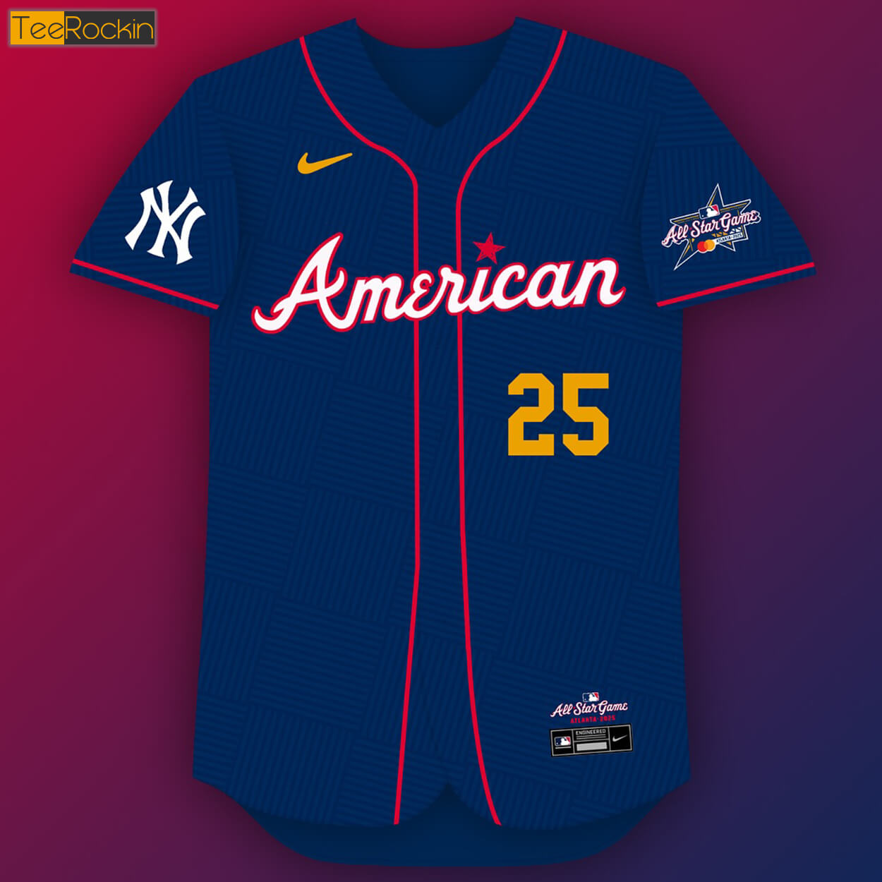 Yankees 2025 MLB All-Star Game Baseball Jersey