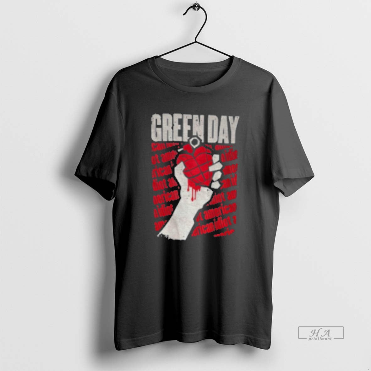 Official Green Day American Idiot Logo Classic T-Shirts
