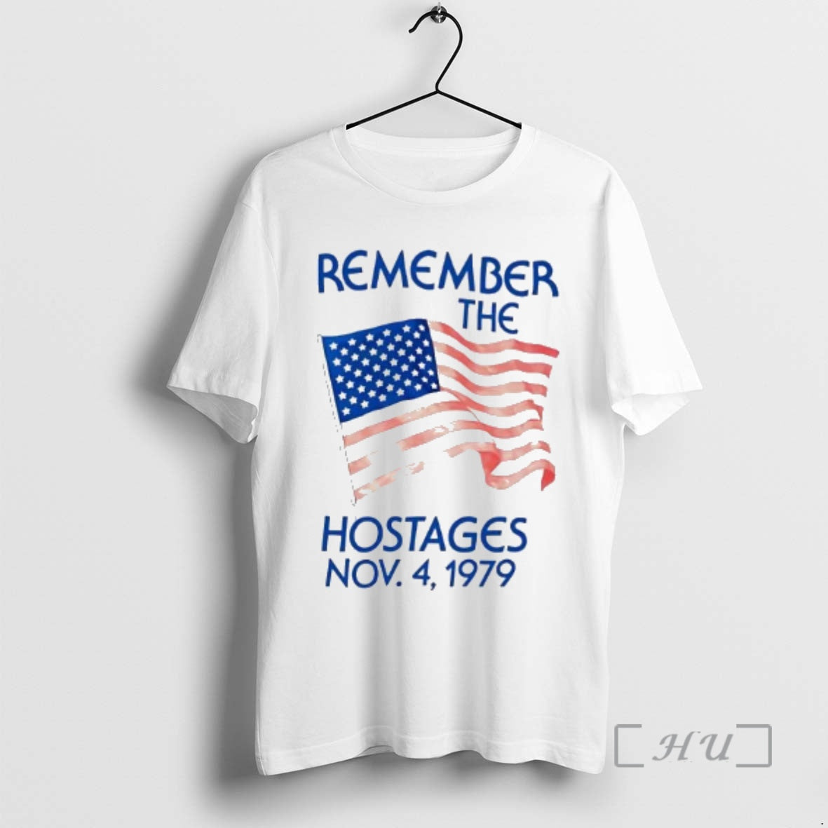 Officials America Remember Hostages 1979 Flag T-Shirts