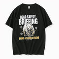 Officials Bear Safety Briefing Bring A Slower Friend Funny Bear Merch T Shirt Sweater