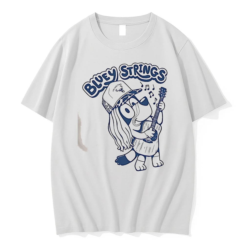Officials Bluey Strings Play Guitar T Shirt Sweater