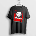 Officials Bruno Fernandes Line Art Stencil Portrait Red Background Mens T Shirt Sweater