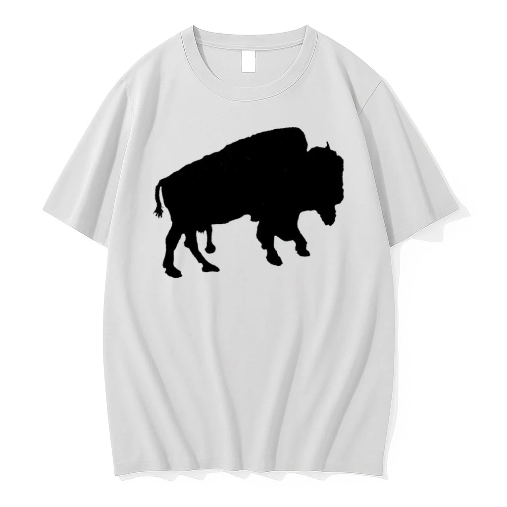 Officials Buffalo New York Silhouette Bison Mgray T Shirt Sweater