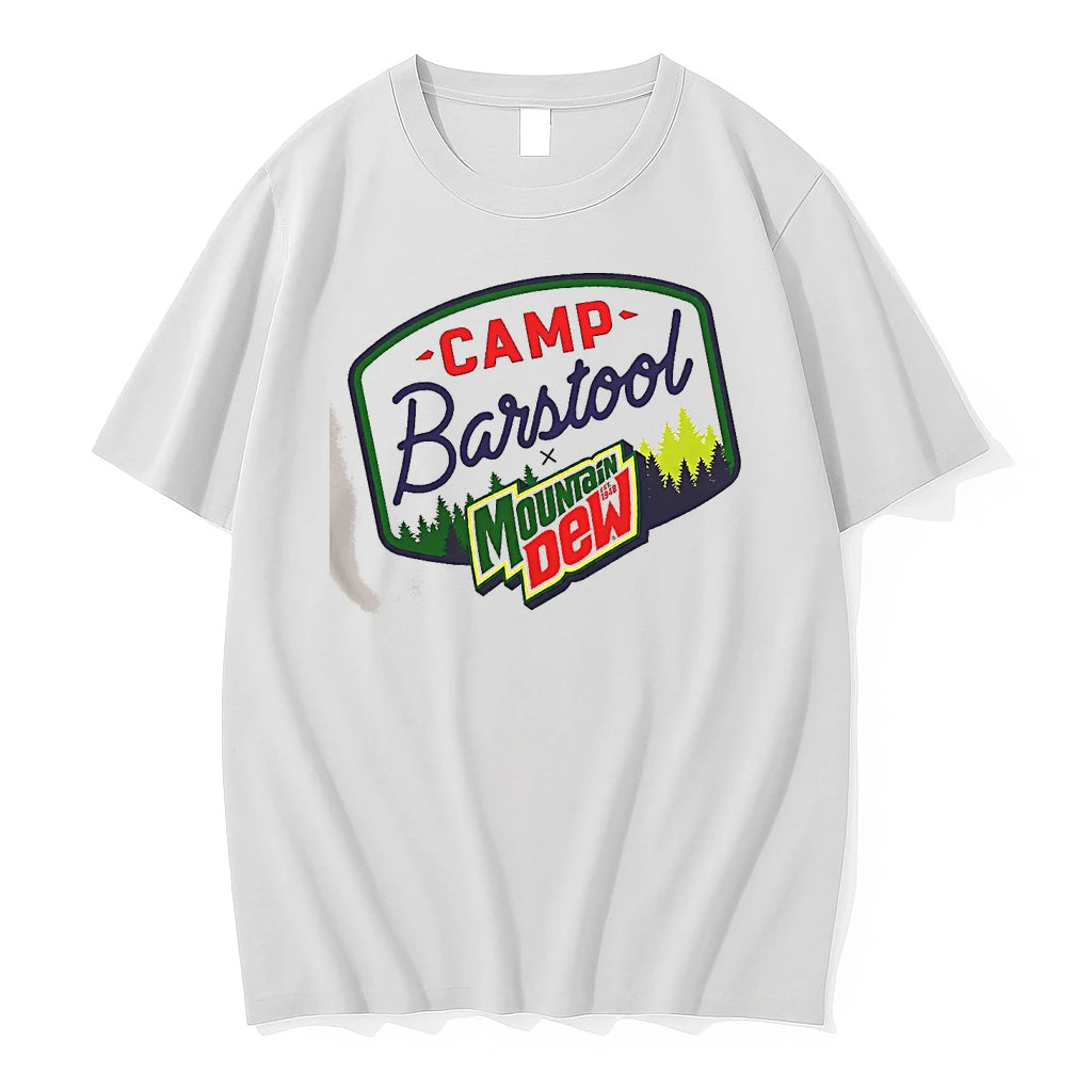 Officials Camp Barstool Mountain Dew Logo T Shirt Sweater
