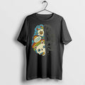 Officials Childlike Wonder Memento Mori Duality Brain Split Skull Ghost Flower Women T Shirt Sweater